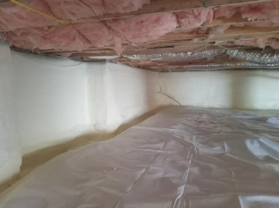 Crawl space encapsulation with closed-cell spray foam for Roof Waterproofing in Belle Glade